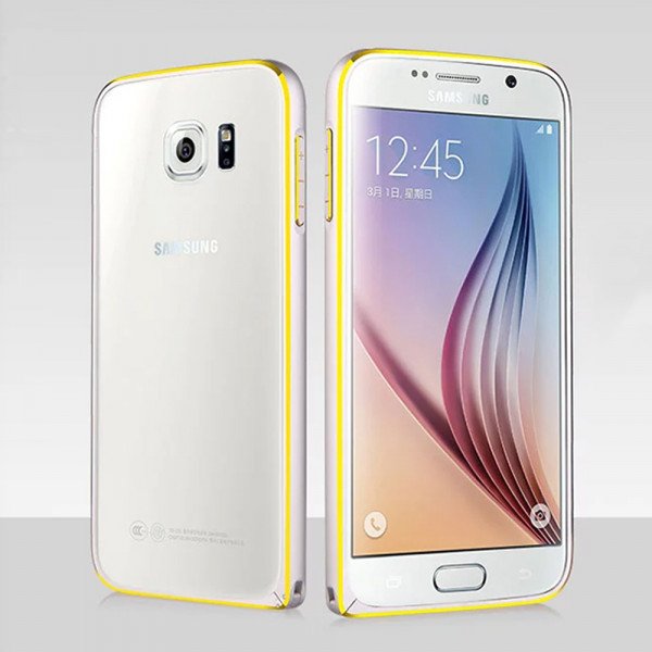 Wholesale Samsung Galaxy S6 Aluminum Metal Bumper (Silver)